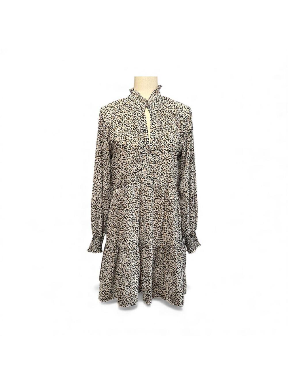 Elan Long Sleeve Floral Dress Size Small